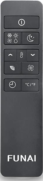 Кондиционер мобильный Funai Camomiru MAC-CM46HPNW белый площ.32м2