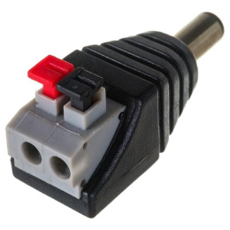 Rexant 14-0314-2 РАЗЪЁМ питания штекер 2.1х5.5 с быстрозажимной колодкой блистер