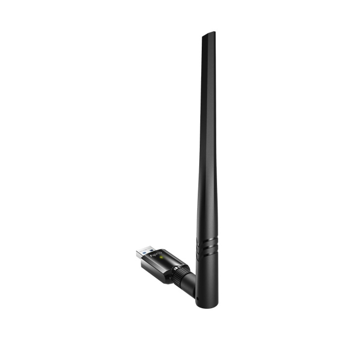 Адаптер Wi-Fi/ 1300Mbps High Gain Wi-Fi USB 3.0 Adapter, 802.11ac/a/b/g/n, 867Mbps at 5GHz + 400Mbps at 2.4GHz, 1 high gain detachable antenna, USB 3.0 WU1400