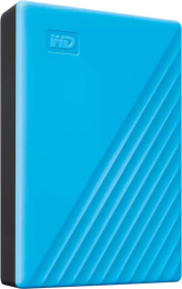 5ТБ Внешний диск HDD WD My Passport WDBPKJ0050BBL-WESN, USB 3.2 Gen 1, голубой