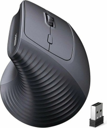 Беспроводная вертикальная мышка UGREEN M571P 65042 Wireless Vertical Mouse 2.4GHz & Bluetooth. Цвет: черный (65042_)