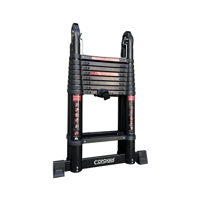 Лестница-стремянка телескопическая 5,6м Сорокин 24.56