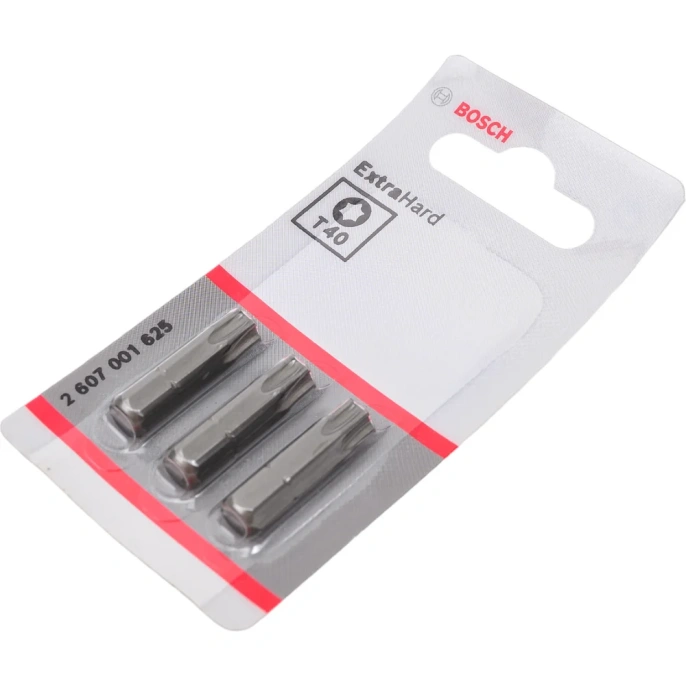 Бита (25 мм; 3 шт) TORX T40 XH Bosch 2607001625