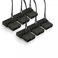 Корпус для майнинга ExeGate Pro 8-650 <без БП, 2*USB, 6*fan 120мм, места под: 8 видеокарт, 1 БП, RM 4U> EX288960RUS