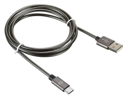 Кабель Digma TYPE-C-1.2M-BRAIDED-G USB m -USB Type-C m 1.2м черный