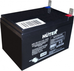 Батарея аккумуляторная Huter 64/1/23, 12В, 12Ач, SLA
