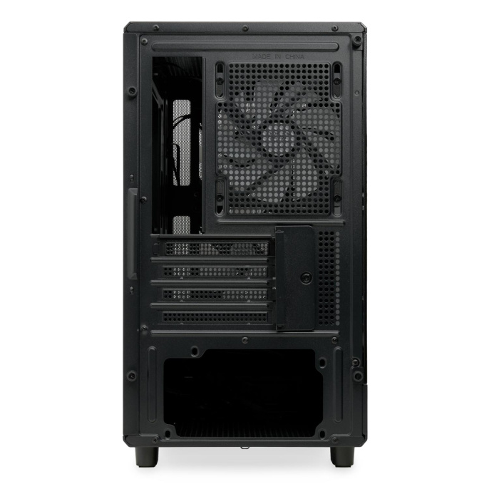 Корпус без блока питания/ Case HSPD M310, Mesh Mini-tower, Black, TG, 0.4 SPCC, 3x120mm ARGB Orbis F1 mATX, mITX 180/280/160mm 1x2.5", 1x3.5", 4xPCI 2xUSB-A 3.0 452x277x418mm (M310-TGBK-ARGB)