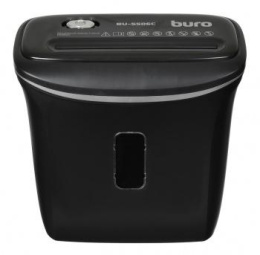Уничтожитель бумаг Buro Home BU-S506C,  P-4,  4х36 мм, 5 лист. одновременно, 12л