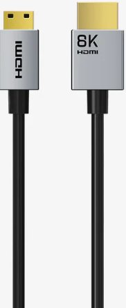 Кабель CABLETIME CH15L (CT-HDC8K-AG2) 2 м, Mini HDMI-HDMI 8K60Hz