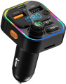 Автомобильный FM-модулятор ACV FMT-130B черный BT USB 40580