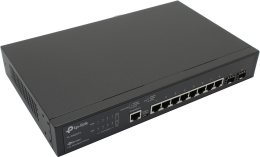 Коммутатор TP-LINK TL-SG3210 Управляемый коммутатор JetStream 8UTP1000Mbps + 2SFP . Б/У