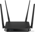 Wi-Fi роутер D-Link DIR-822/RU,  Wi-Fi 5,  AC1200,  2.4/5ГГц, 4 LAN,  черный [dir-822/ru/e1a]