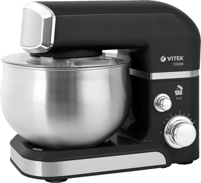 Кухонная машина Vitek Midnight VT-4116, черный / стальной