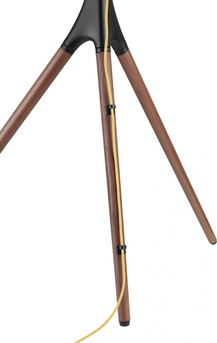 Подставка для телевизора Cactus CS-ST1246BKWN, 45-65", напольный, черный/орех