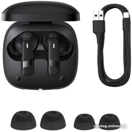 Наушники Baseus A00069700113-00 Bowie E20 True Wireless Earphones Cluster Black материал: ABS + PC, Bluetooth 5.3, время работы: около 6 часов, интерфейс зарядки: Type-C, время зарядки