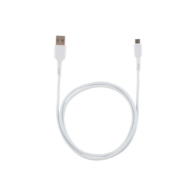 Кабель USB/MicroUSB Energy ET-05 цвет - белый 006288
