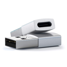 Адаптер Satechi USB Type-A to Type-C. Цвет серебристый. (ST-TAUCS)