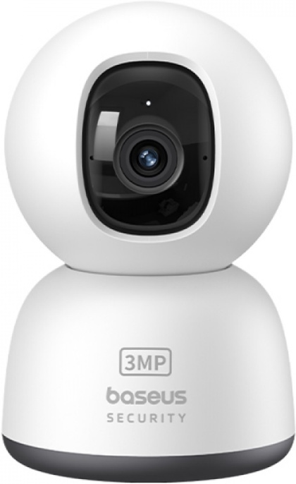 Видеокамера Baseus S0TV002132 Security P1 Lite 2K White (S0TV00) (разрешение: 2304x1296, поле зрения: 102°, ночное видение: ИК, подключение: Wi-Fi 2.4 ГГц, Bluetooth 5.2, двусторонний звук, питание: от батареи, защита: IP54)