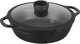 Сотейник Rondell Pacific Grey RDA-1907, 4.1л, с крышкой, графитовый