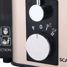 Соковыжималка центробежная Scarlett SC-JE50S35 1000Вт рез.сок.:600мл. золотистый/черный