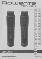 Триммер Rowenta Selectium TN9464E0 черный/хром (насадок в компл:16шт)