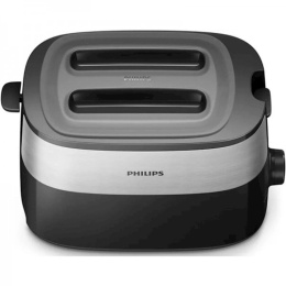 Тостер Philips HD2517/90, черный/серебристый