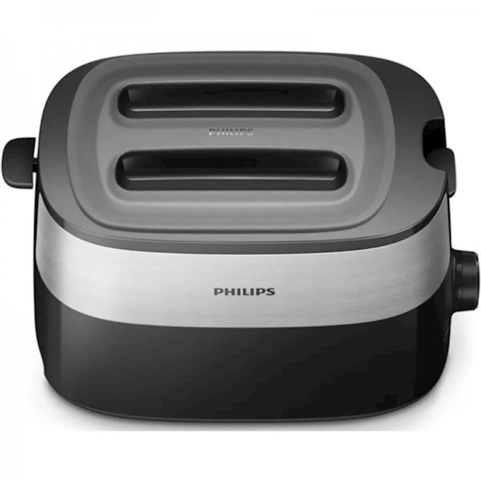 Тостер Philips HD2517/90, черный/серебристый