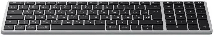 Клавиатура беспроводная Satechi Slim X2 Bluetooth Keyboard - русская раскладка. Цвет: серый космос