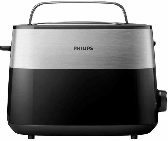Тостер Philips HD2517/90, черный/серебристый