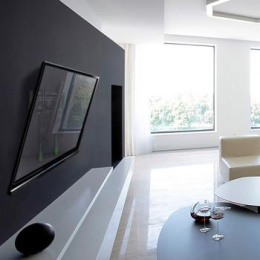 Кронштейн для телевизора ONKRON TM4, 17-43", настенный, наклон,  черный