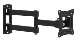 Кронштейн для телевизора Buro FL2S, 15-29", настенный, поворотно-выдвижной и наклонный,  черный [bm13a71ts3]