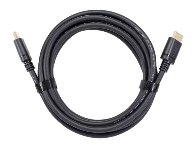 Кабель HDMI 19M/M,ver. 2.1 8KX60Hz Econom 1m Telecom TCG245C-1M
