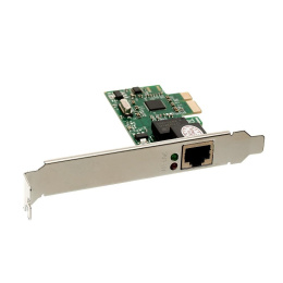 Сетевой адаптер ExeGate EXE-560 (PCI-E x1 v2.0, 1xRJ45, UTP 10/100/1000Mbps, Realtek Chipset RTL8111C) EX281224RUS