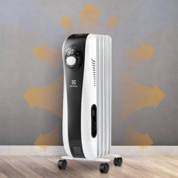Масляный радиатор Electrolux Sport line EOH/M-5105N, с терморегулятором, 1000Вт, 5 секций, 3 режима, белый [нс-1100920]