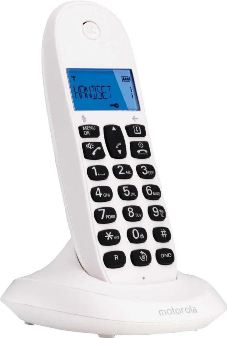 Радиотелефон Motorola C1001CB+, белый [107c1001blanco]