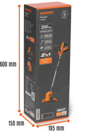 Триммер электрический Daewoo DATR 3021Li Set аккум. неразбор.штан. реж.эл.:леска