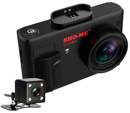 Видеорегистратор с радар-детектором Sho-Me Combo Note WiFi DUO, GPS, ГЛОНАСС