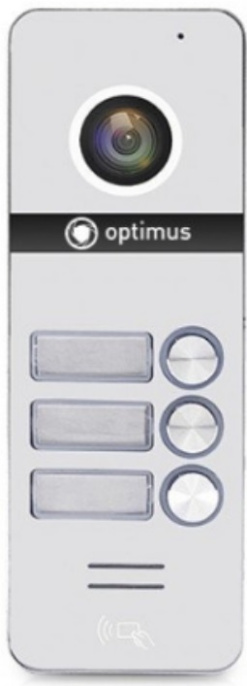Панель видеодомофона Optimus DSH-1080/2 Белый В0000011129 1/2.7” CMOS Sensor, разрешение 1920х1080, количество абонентов - 2. Поддержка стандартов AHD-H 1080P/AHD-M 720P/CVBS 960H, ИК-подсветка до 4м, угол обзора 160° 1080P / 140° 720P / 110° 960H ,