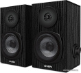 Акустика Sven SPS-575 Black SV-016166 80 Гц -20 кГц, 2x3W, питание через USB-порт ПК, ноутбука или адаптер 5V DC, материал корпуса колонок: дерево