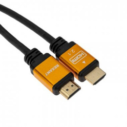 Rexant 17-6002 Кабель HDMI - HDMI 2.1, длина 1м, Gold цветная коробка
