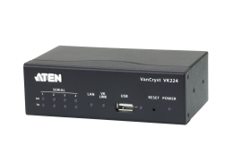 Блок расширения последовательных портов Aten VK224 VK224-AT 4хRS-232/422/485, скорость: 300-115200 бит/с, 8 бит данных по умолчанию , 1 x RJ-45 10/100Base-T