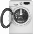 Стиральная машина HOTPOINT NSD 6239 S VE RU, с фронтальной загрузкой, 6кг, 1200об/мин, с паром, инверторная