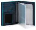 Обложка для документов Piquadro Blue Square PP5246B2R/BLU2 синий кожа натуральная