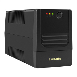 ИБП ExeGate Power NB-400.LED.AVR.4C13 (400VA/240W, LED, AVR, 4*C13, батарея 12V 4.5Ah, Black) EX299621RUS