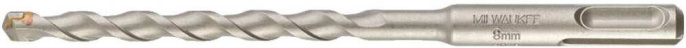 Бур Milwaukee SDS+ Contractor 8x160 (4932471228) (твердосплавный наконечник, с 2 режущими кромками, двухспиральная конструкция)