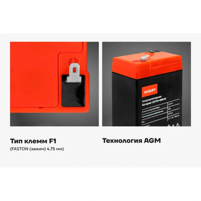 Аккумуляторная батарея Gigant GDTM-06045