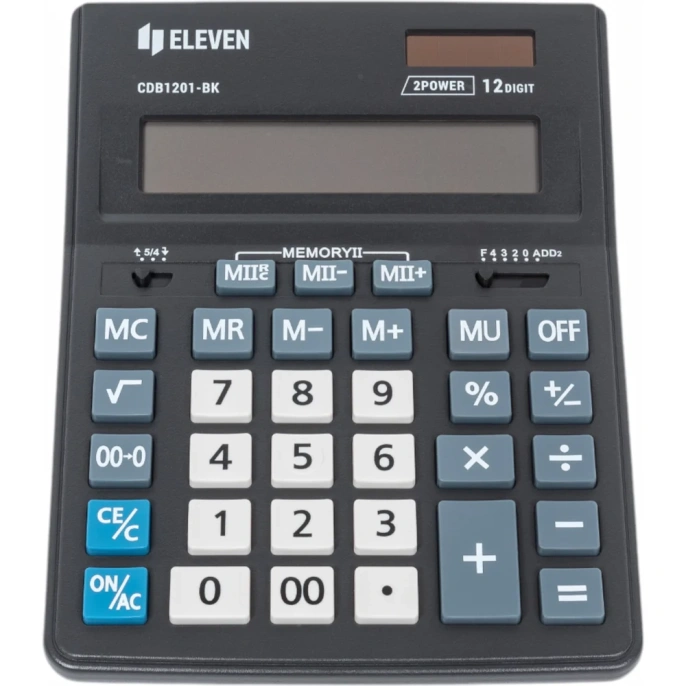 Настольный калькулятор Eleven Business Line 12 разрядов CDB1201-BK