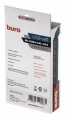 Хаб разветвитель Buro BU-HUB4-0.5L-U2.0, черный