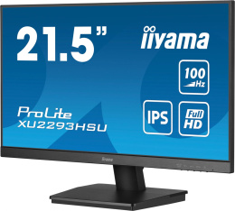 21.5" Монитор Iiyama ProLite XU2293HSU-B7, 1920x1080, IPS, 100Гц, 1хHDMI, 1хDP, черный
