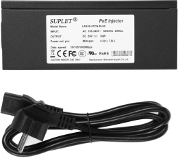 Инжектор POE Hikvision LAS30-57CN-RJ45